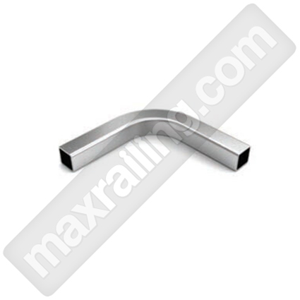 Ъгъл 90° за квадратен профил 14х14мм. Елоксиран алуминий.